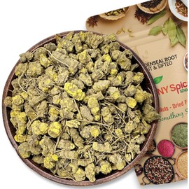 NY Spice Shop Goldenseal Root Herb Cut & Sifted - 4 Ounce Hydrastis Canadensis - Natural Cut & Sifted Herbal Supplement Wild Crafted Goldenseal - Sourced from Golden Seal Root
