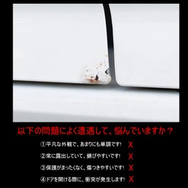 Car Door Corner Protector, Car Corner Guard for Lexus LM Lexus RX RX350h RX450h+ RX500h Lexus NX 20 Series 25 Series Lexus LX VJA310W Type LX600 Clear Thick Set of 2