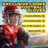 ATERCEL Youth Football Gloves Kids Sticky Receiver Gloves Grip Football