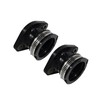 2Pcs Intake Manifold Boot Joint Carburetor Carb Flange Socket Fits