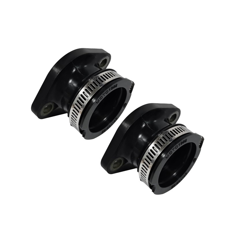 2Pcs Intake Manifold Boot Joint Carburetor Carb Flange Socket Fits