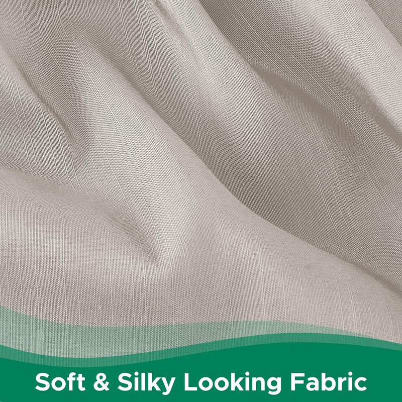 Biscaynebay Wrap Around Bed Skirts for Queen Beds 14" Drop,