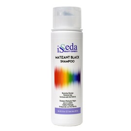 Shampoo Matizante Black 300ml Para Canas, Cabello Rubio, Decolorado o Negro Neutraliza, Da Brillo Con Ácido Hialurónico y Aminoácidos