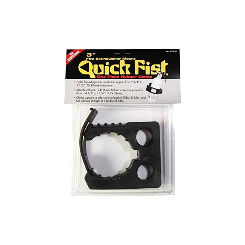 3" Quick Fist Clamp for mounting tools & equipment (Size:
