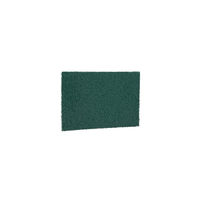 Scotch-Brite 86 Commercial Heavy-Duty Scouring Pad, Green, 6 x 9,