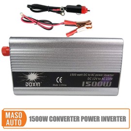 TOTMOX Power Inverter, 1500 W Car Smart Power Inverter DC 12 V to AC 220 V 230 V 240 V Converter Charger with USB Port for Car Boat