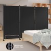 C-Hopetree 3 Panels Room Divider, 6 Ft Tall Indoor Folding