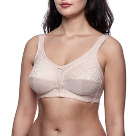 frugue Women's Post Surgery Post Op Mastectomy Bra Beige UK 40 DD