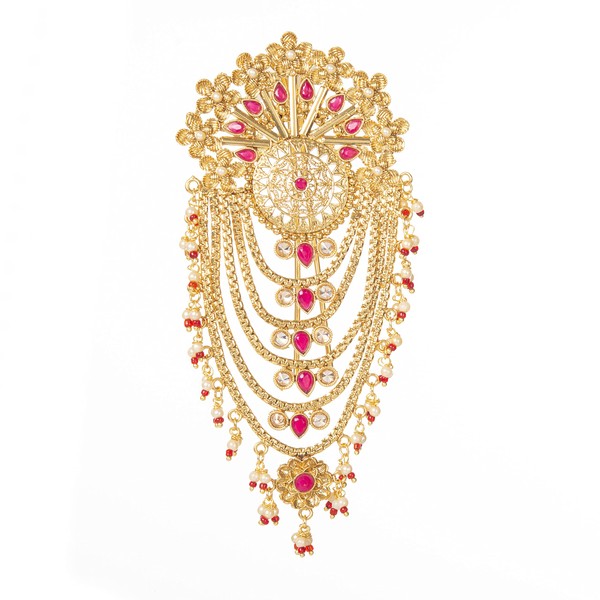 Aakarshana Jewels Accesorios para el cabello estilo tradicional indio utilizado