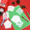 OOTSR Pack of 64 Small Christmas Stencils for Crafts, 7.62