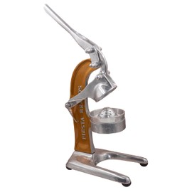 Orange Hand Press Exprimidor Citricos Mexican Juicer Vintage Style Kitchen Countertop Orange and Lemonade Citrus Machine Squeezer Antique Cast Aluminum (Gold)