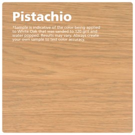 Rubio Monocoat Wood Stain & Finish 175 ft² - Pistachio | Oil Plus 2C | Quick-Dry, Eco-Friendly Linseed Wood Oil for Indoor Use, Includes Accelerator (Part B) | Protector | 350 ml