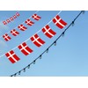 FFILL Denmark Banner Flag, Danish Mini Flag Small Banner, for