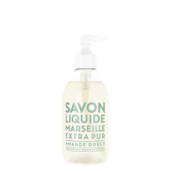 Compagnie de Provence Savon de Marseille Extra Pure Liquid Soap - Sweet Almond - 10 Fl Oz Plastic Pump Bottle