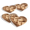 Vinyl Heart Stickers (Set of 4) - Off Road Tyre