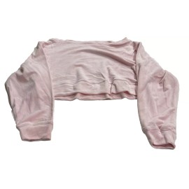 Refugee Athletics Women’s Pink Off The Shoulder Cropped Top Small