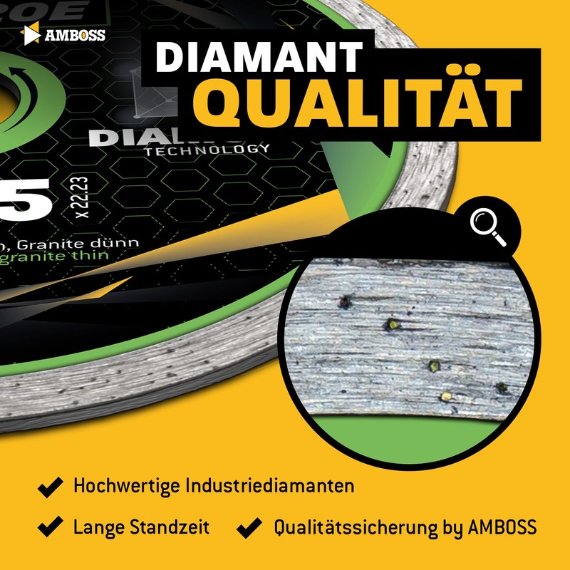 Anvil Diamond Cutting Disc Diameter 125 mm x 22.23 FKS