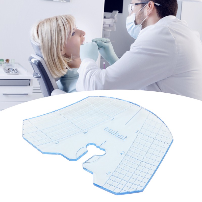 Dental Guide Plate Clear Accurate Measurement Dental Teeth Arrangement Guide