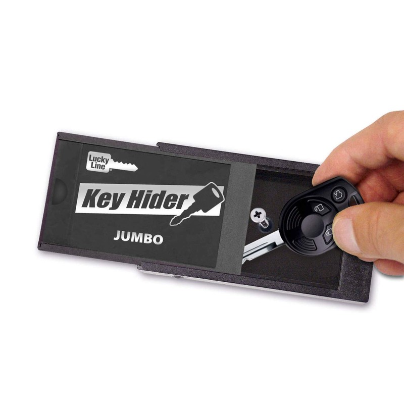 Lucky Line Jumbo Magnetic Key Hider, Case Holder for Larger