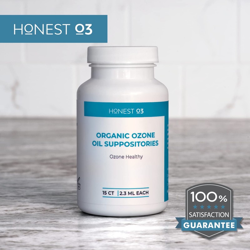 Honest O3 Suppositories | Ozone Oil Infused Rectal Care |