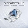 AOBOCO Celtic Knot Urn Ring for Women 925 Sterling Silver