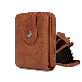 Montana West X Wrangler Rfid Card Holder Small Credit Card Wallet for Women Compact Zip Card Case Ladies Cash Wallet with Multi Credit Card Holder and ID Window