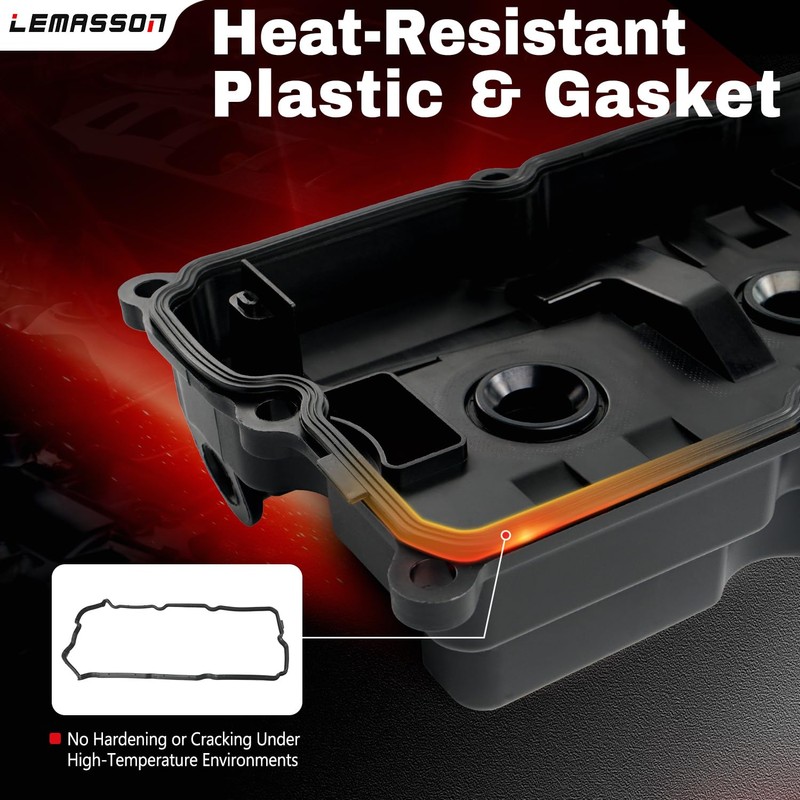 Pair Left Right Engine Valve Covers Compatible with 2005-2019 Nissan