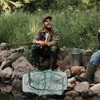 2 Juegos Trampa para Peces Plegable Poligonal Red de Nylon