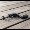 Pack of 2 Black Universal Plastic Power Handle Fishing Reels