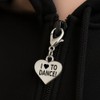 Sportybella Dance Clip-On Charm with Love Dance Card – Heart-Shaped