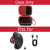 Mchoi Hard Case Suitable for Nulea M501 Wireless Trackball Mouse,