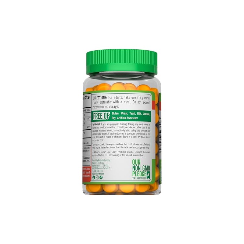 Nature's Truth Daily Probiotic Gummies | 2 Billion CFU |
