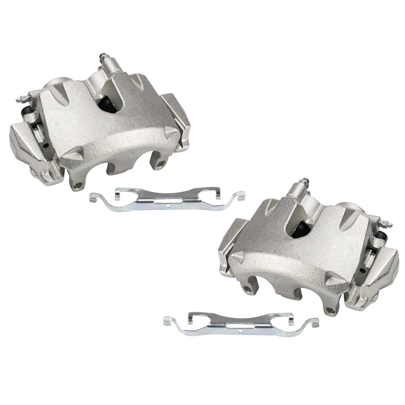 TRQ Front Brake Caliper Set Compatible with 2011-2019 Dodge Durango