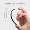 100 Pcs Individually Packaged Black Plastic Extra Long Flexible Disposable