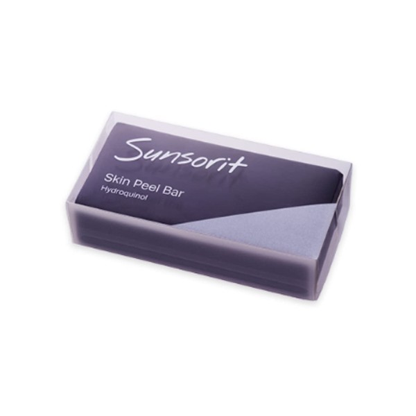 Sunsolit Skin Peel Bar with Hydroquinone Hydroquinol (For Blackheads, Peeling Soap Formulated with Hydroquinone)