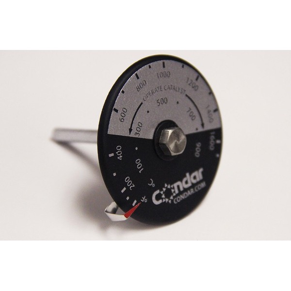 Condar Dutchwest stove catalytic probe thermometer (3-194) 2 1/8 inch probe.