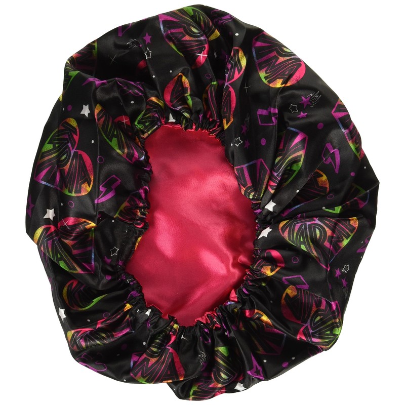 Karma's World Black Hearts Satin Lined Bonnet