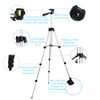 Camera Tripod with Mobile Phone Holder Portable Extendable Travel Camera