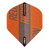 RED DRAGON Hardcore XT Orange and Black Dart Flights -