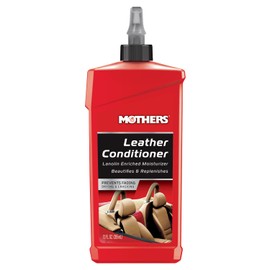 Mothers Leather Conditioner, 12 oz. — Advanced pH Balanced Formula with Lanolin & Neatsfoot Oil, Replenishes Natural Oils Lost to Heat & Sun, Protects & Prevents Fading, Drying & Cracking (06312)
