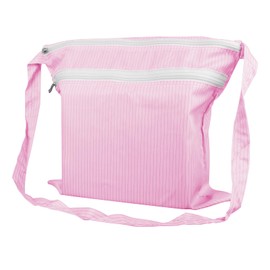 Synvicovan 13 x 14 Inch Anti-static Cleanroom Crossbody Tool Bag,Storage Bag for Work & Travel（Pink）