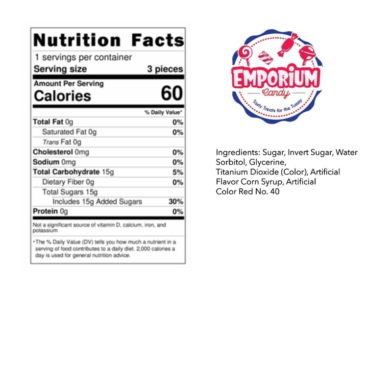 Soft Peppermint Puffs - 1 lb of Red and White