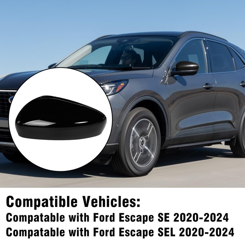 Compatible with Ford Escape SE/SEL Left Driver Side Mirror Cap