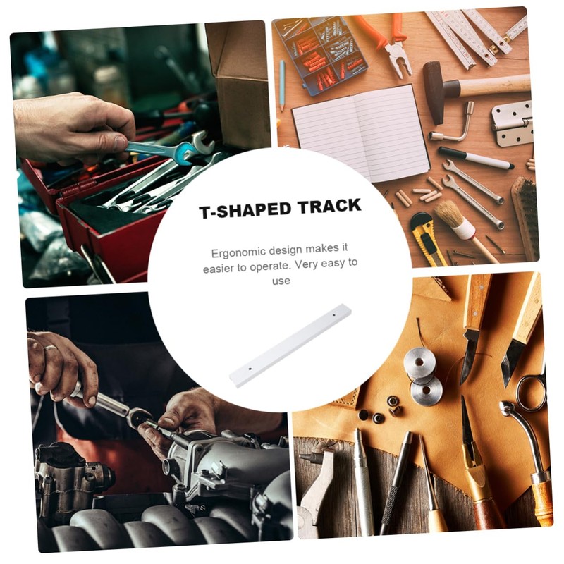 DOITOOL Ergonomic Handle T-Shaped Rail Clamp 300mm Clamp Slot Fixing