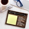 Funny Sticky Note Holder Home Office Decor Sarcastic Gifts for