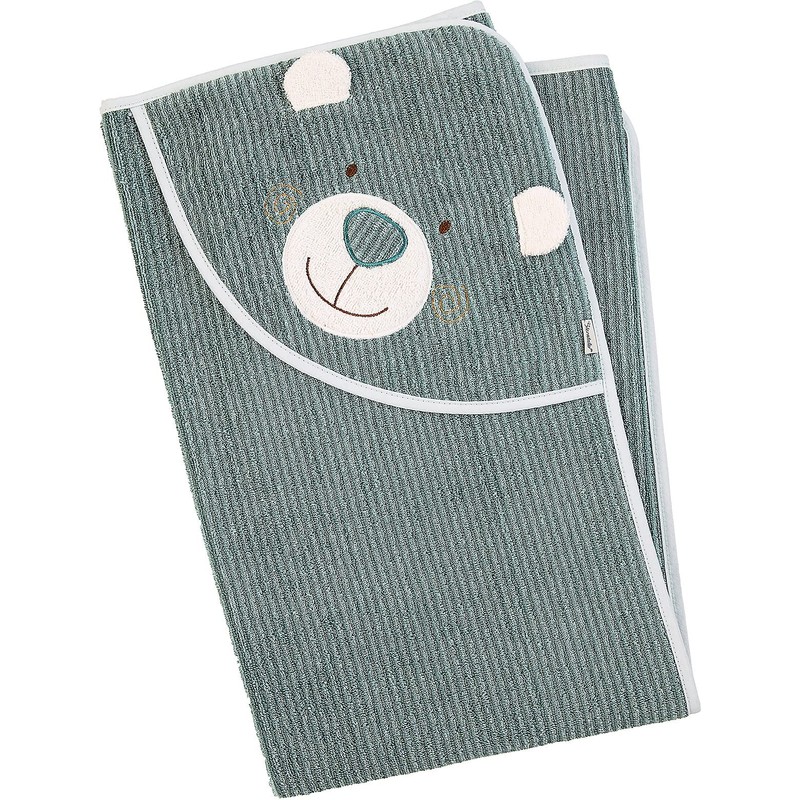 Sterntaler Ben Bear Hooded Bath Towel, Age 0 Months +,