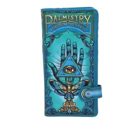 Nemesis Now Palmistry 7.25" Embossed PU Wallet - Blue
