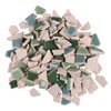 NUOBESTY 200g Green Broken Tiles Mixed DIY Tiles Ceramic Set