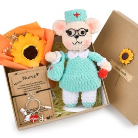 Crochet Nurse Gift for Women Nurse Practitioner Appreciation Plush Decor