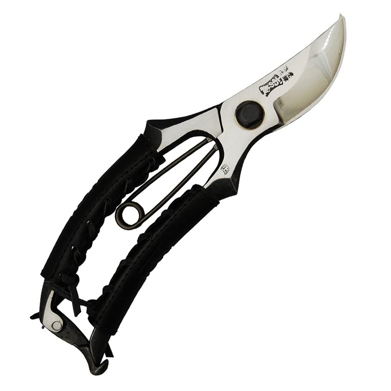 Miki Kajiya Village Pruning Leather Grip Cover Black TS058